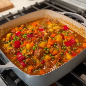 Succulent Pork Menudo Elevated with a Secret Ingredient Swap for Extra Richness and Flavor!