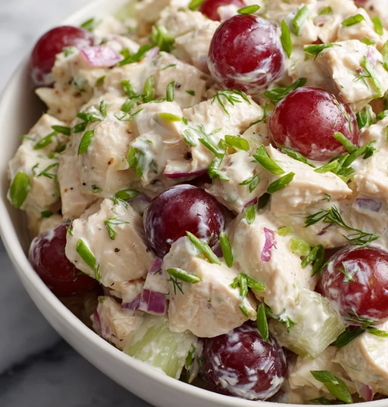 Tangy Chicken Salad Grapes
