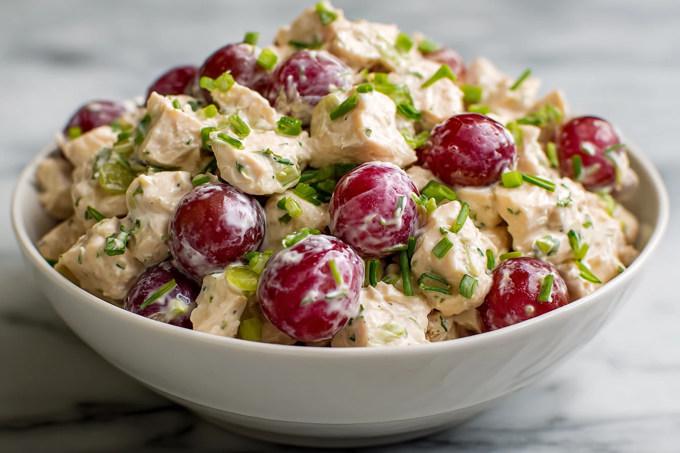 Tangy Chicken Salad Grapes