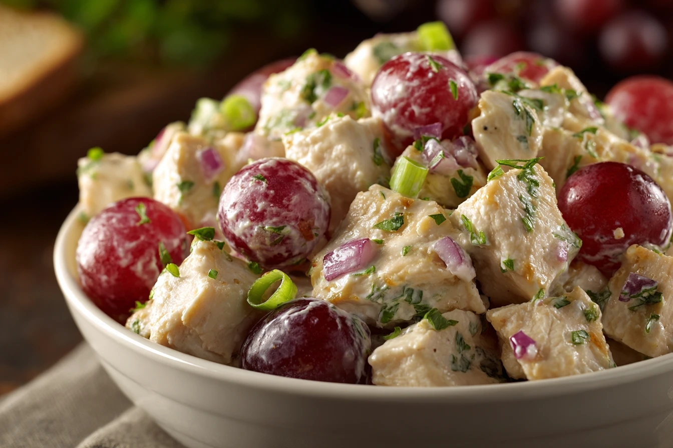 Tangy Chicken Salad Grapes