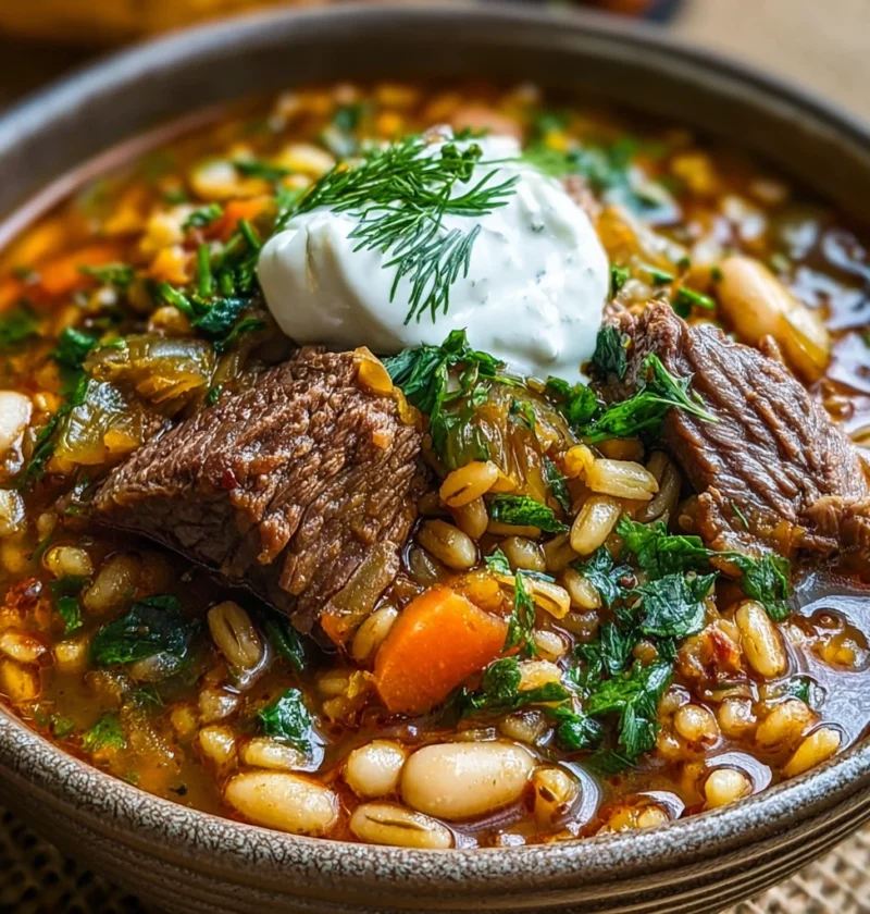 Beef Barley Persian Soup