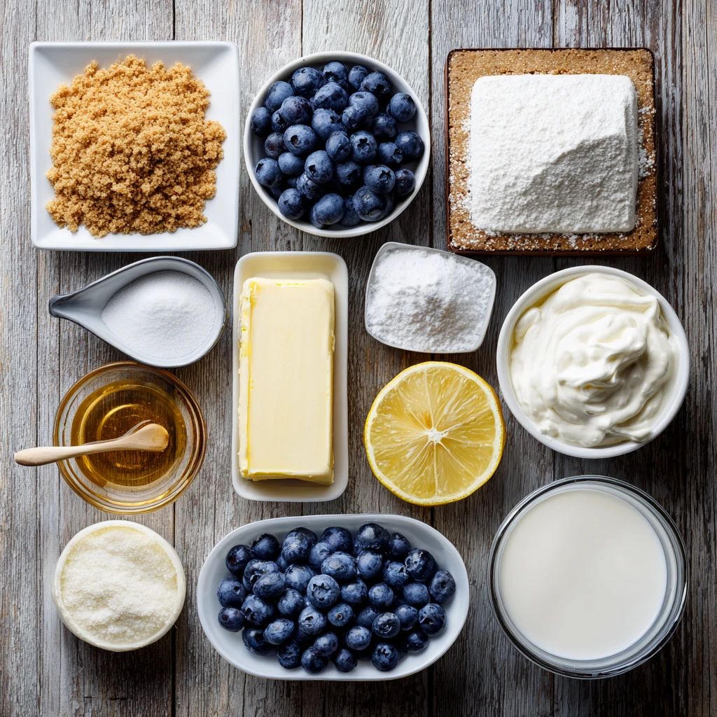 Blueberry Mousse Cheesecake Creamy Nofail Layered Dessert