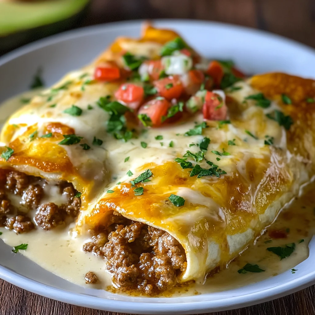 Breakfast Enchiladas Sausage Gravy Brunch Recipe