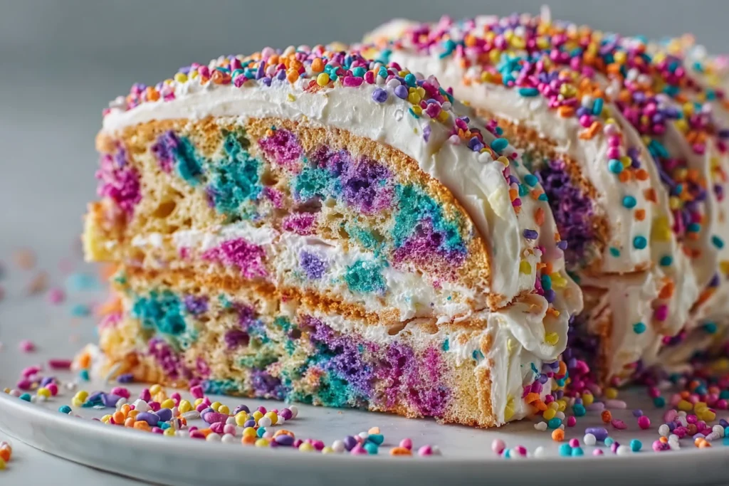 Chaos Style Confetti Birthday Cake