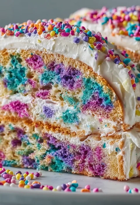 Chaos Style Confetti Birthday Cake