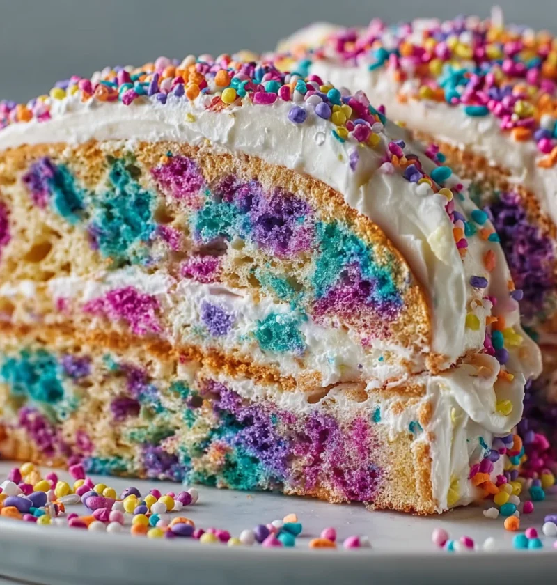 Chaos Style Confetti Birthday Cake