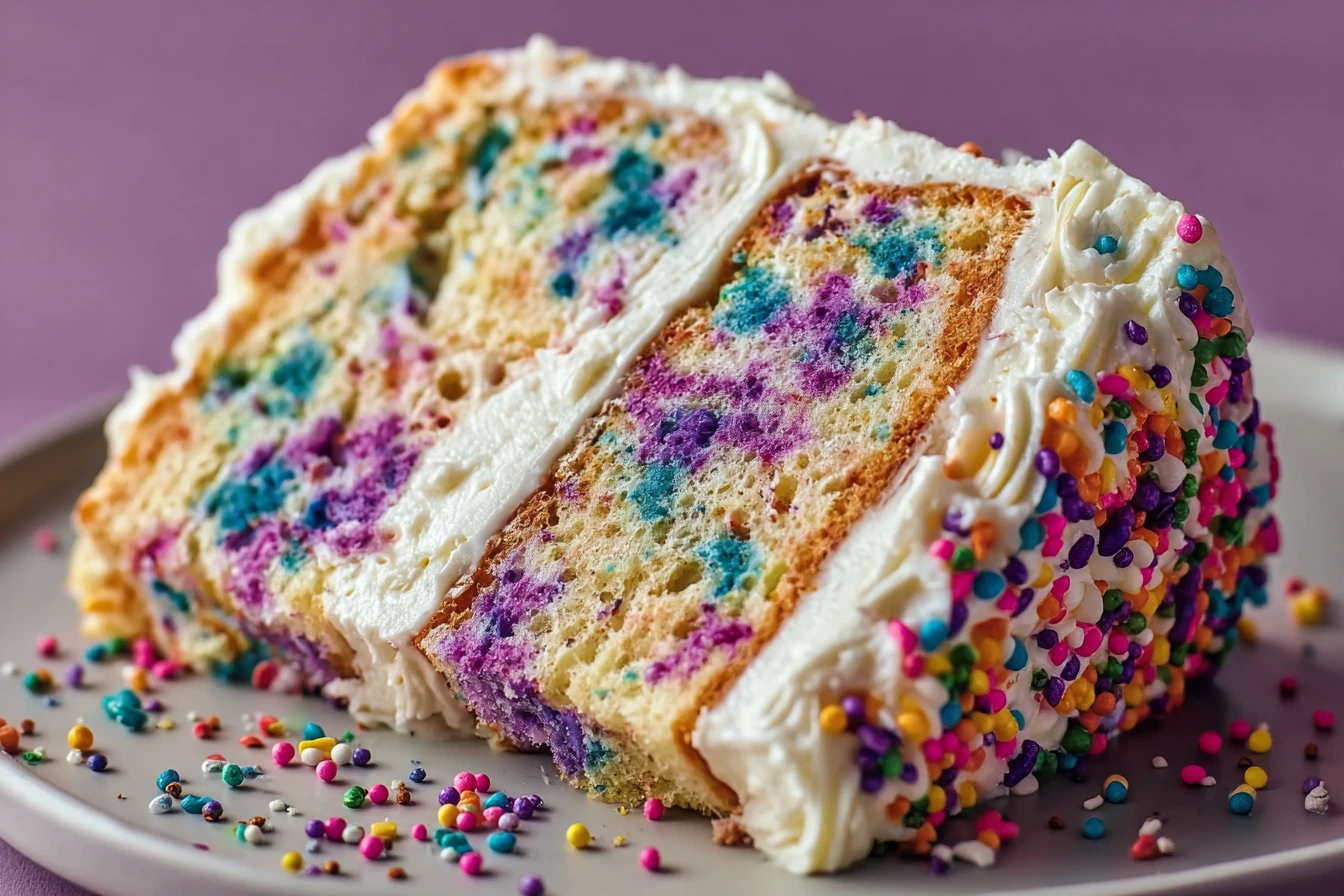 Chaos Style Confetti Birthday Cake