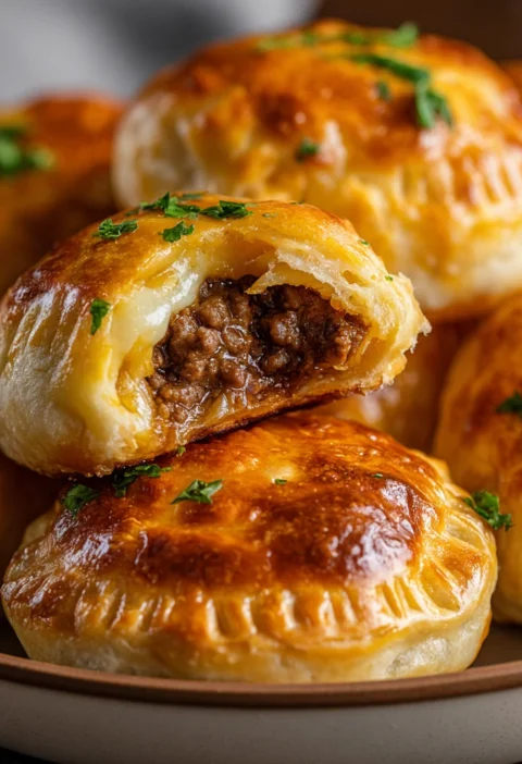 Cheesy Beef Biscuit Bombs Meaty Crowdpleasing