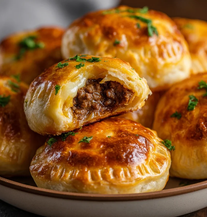 Cheesy Beef Biscuit Bombs Meaty Crowdpleasing