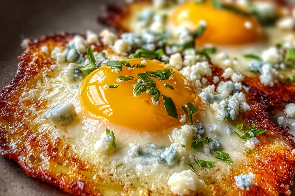 Crispy Feta Fried Eggs