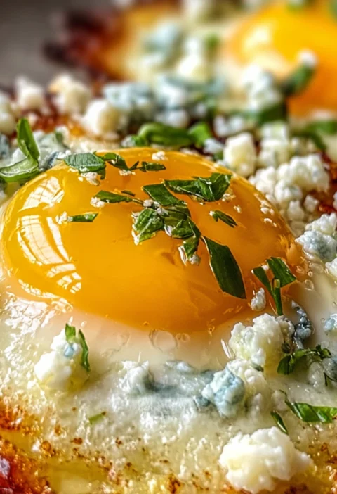 Crispy Feta Fried Eggs