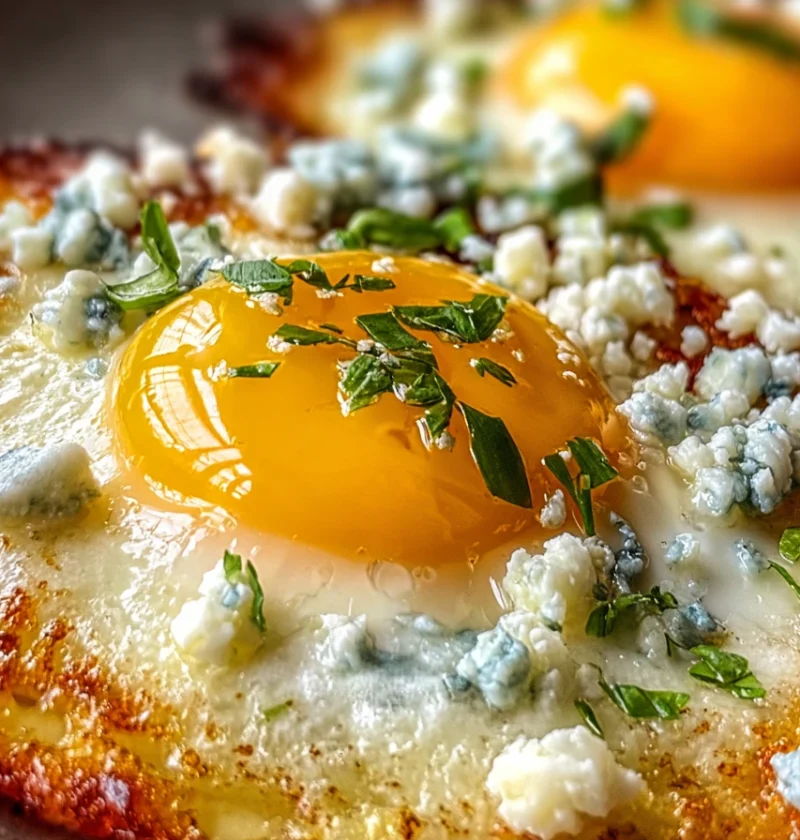 Crispy Feta Fried Eggs