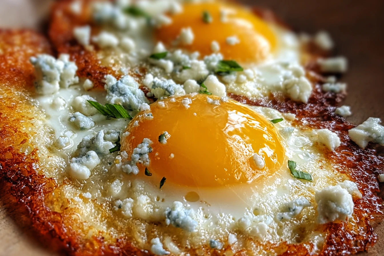 Crispy Feta Fried Eggs