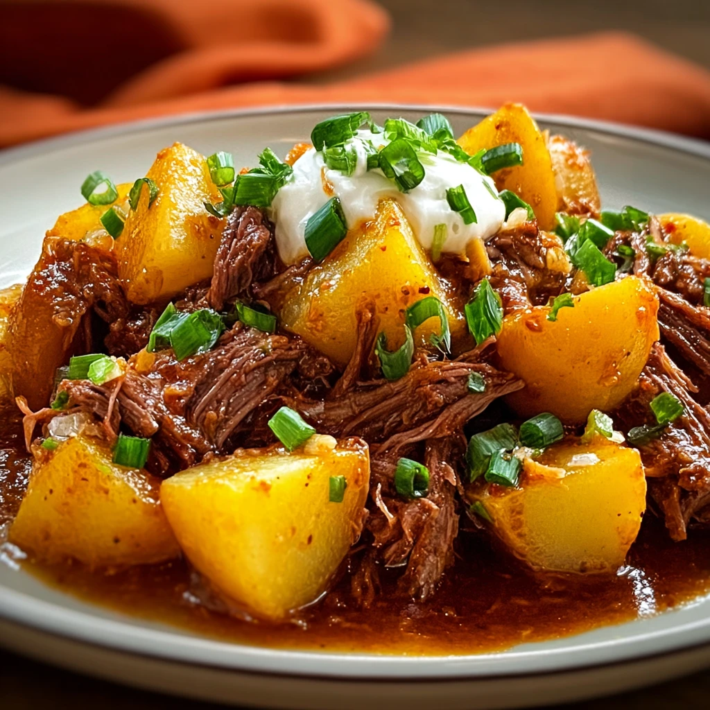 Crockpot Loaded Steak and Potato Bake You’ll Crave All Day