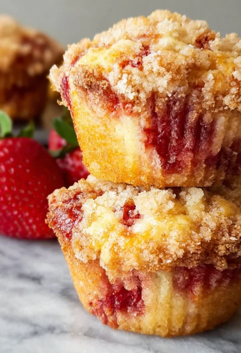 Double Strawberry Muffins