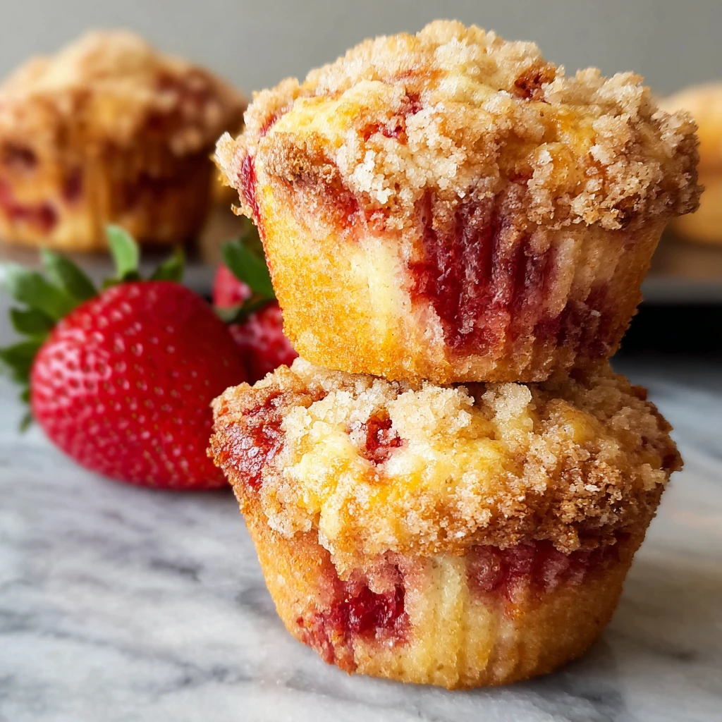 Double Strawberry Muffins