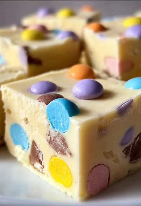 Easter Fudge Nobake Spring Candy Recipe