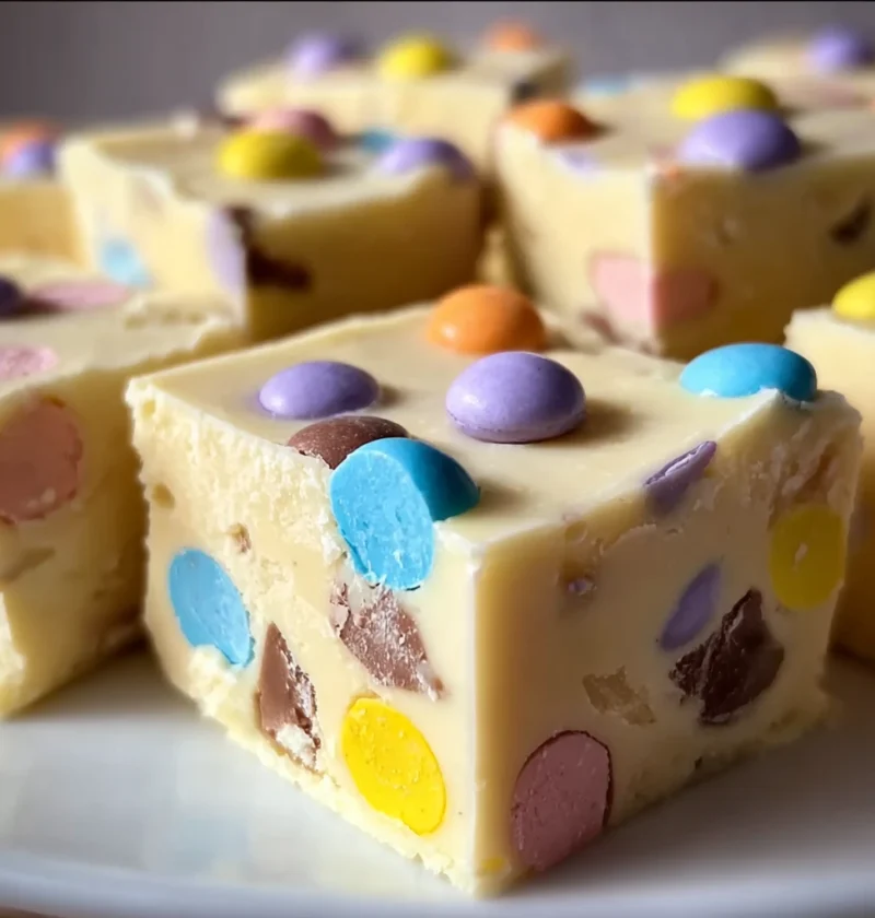 Easter Fudge Nobake Spring Candy Recipe