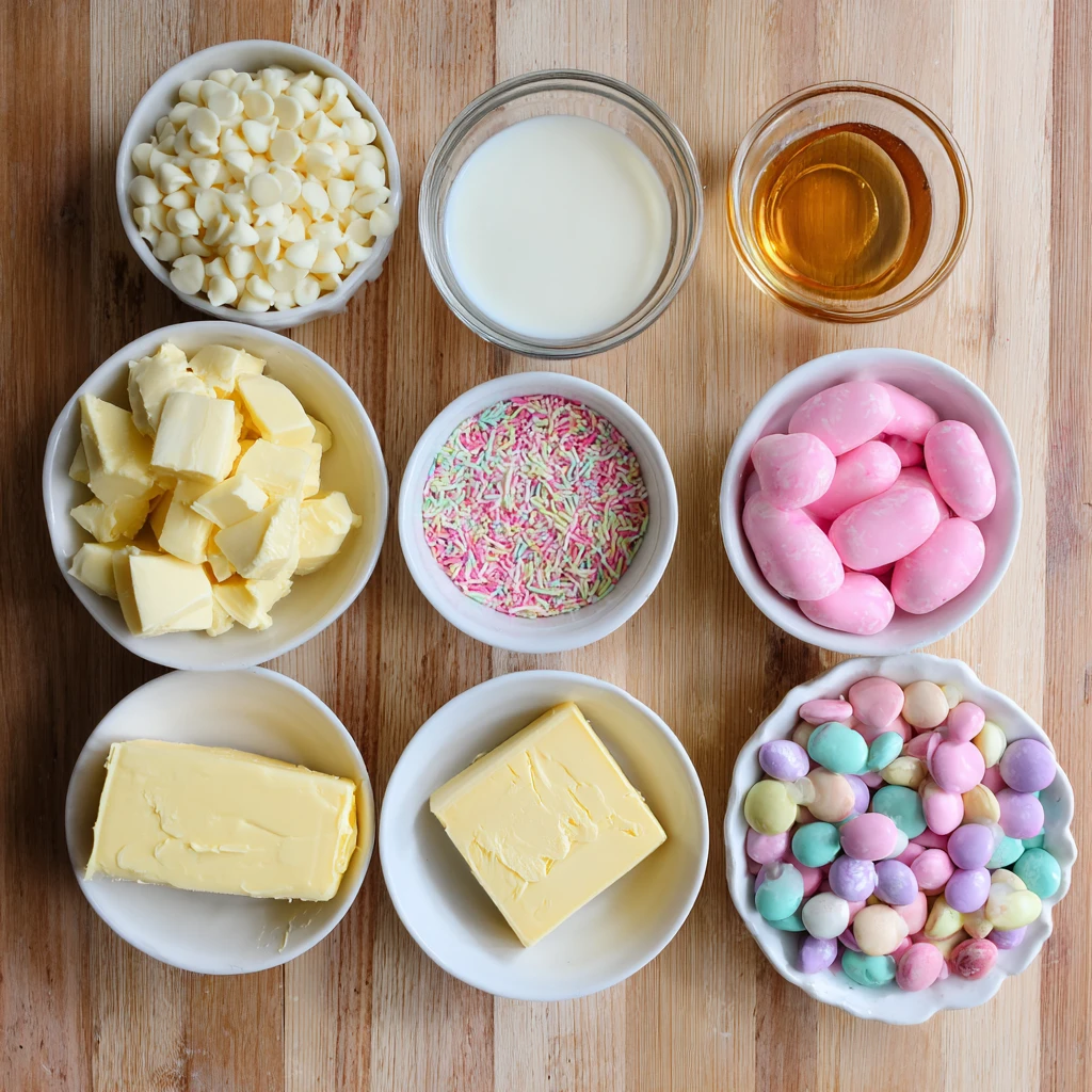 Easter Fudge Nobake Spring Candy Recipe