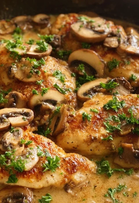Exquisite Homemade Chicken Marsala Sweet Savory Delight Special