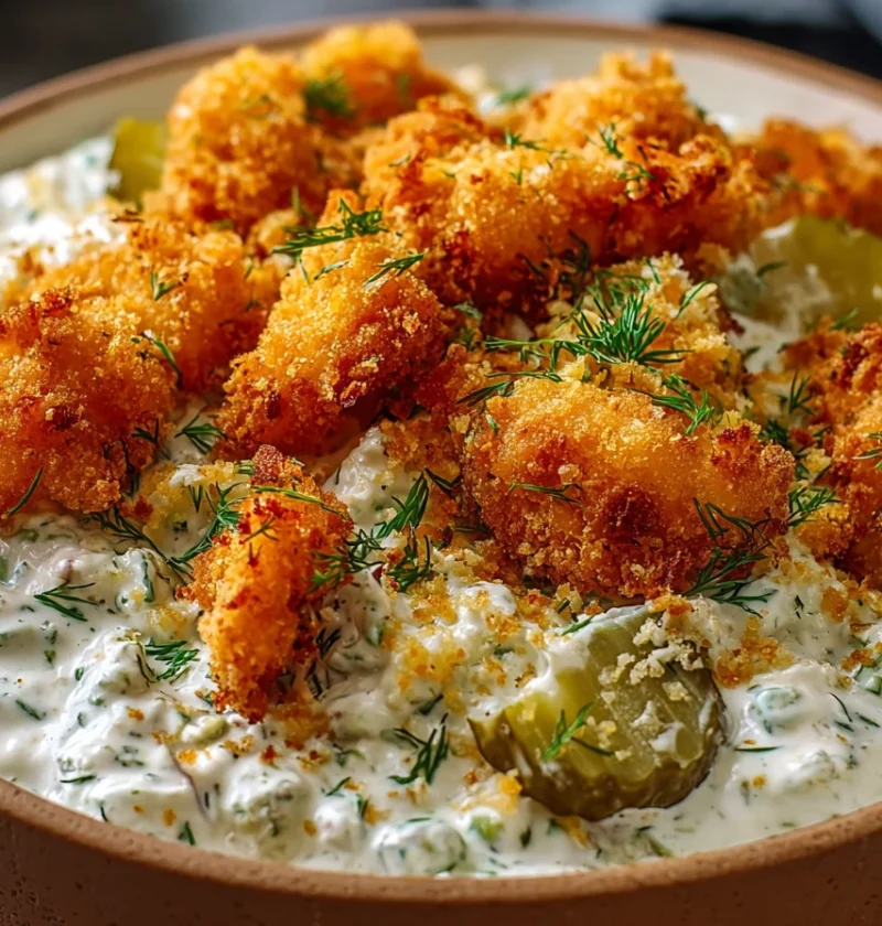 Fried Pickle Ranch Dip