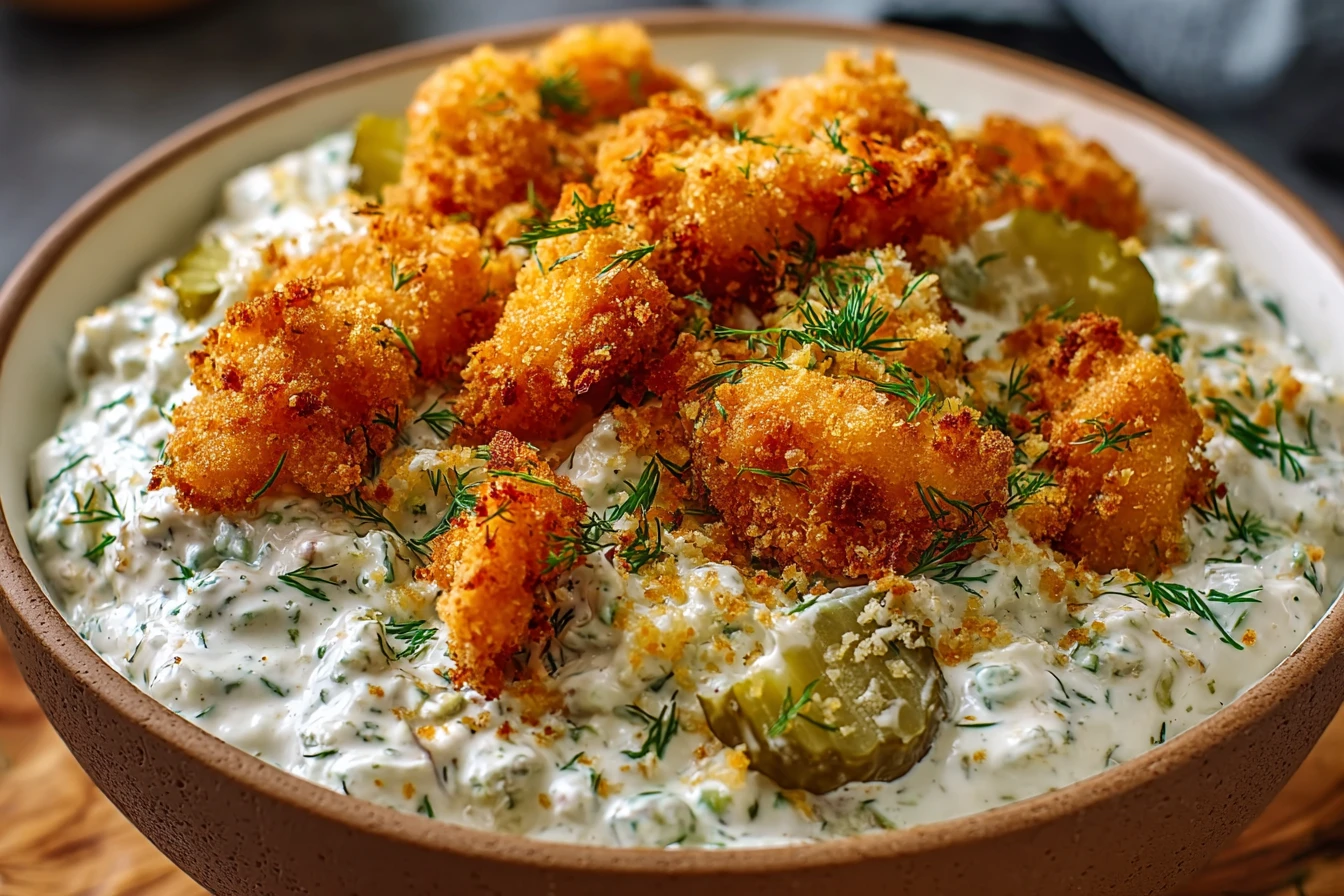 Fried Pickle Ranch Dip