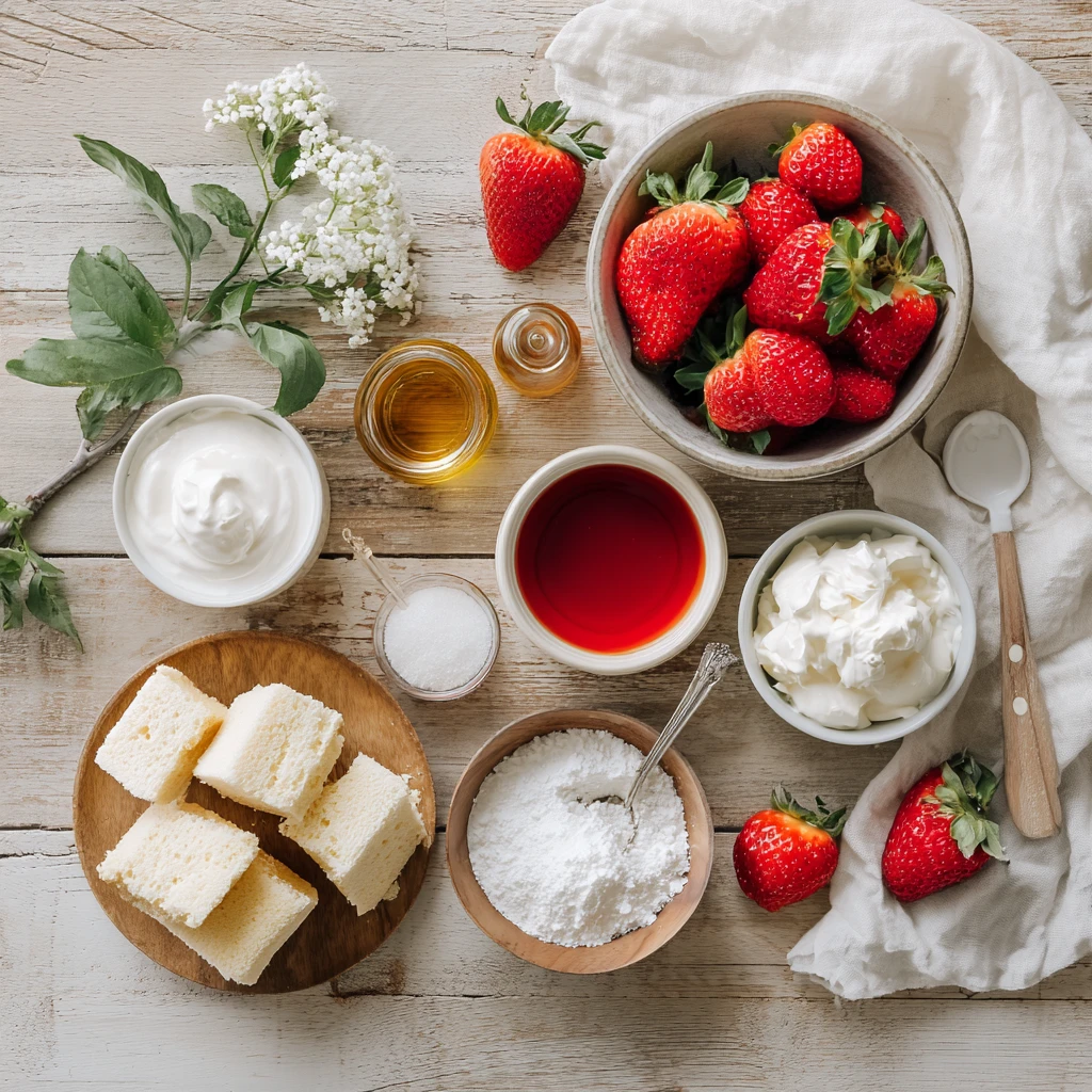 Galentines Strawberry Shortcake Trifle