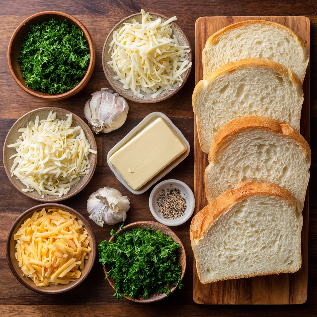 Garlic Bread Grilled Cheese Crispy Cheesy Comfort Food