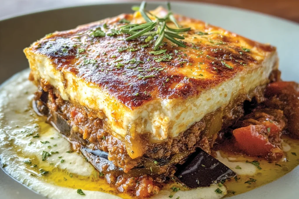Greek Eggplant Lasagna Lamb