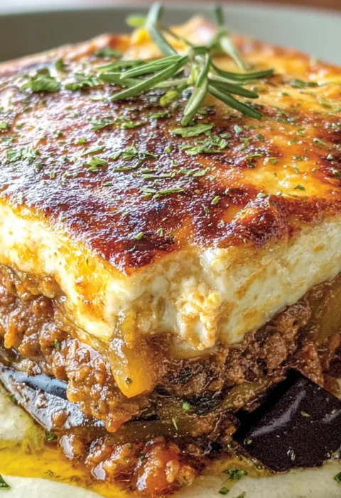 Greek Eggplant Lasagna Lamb