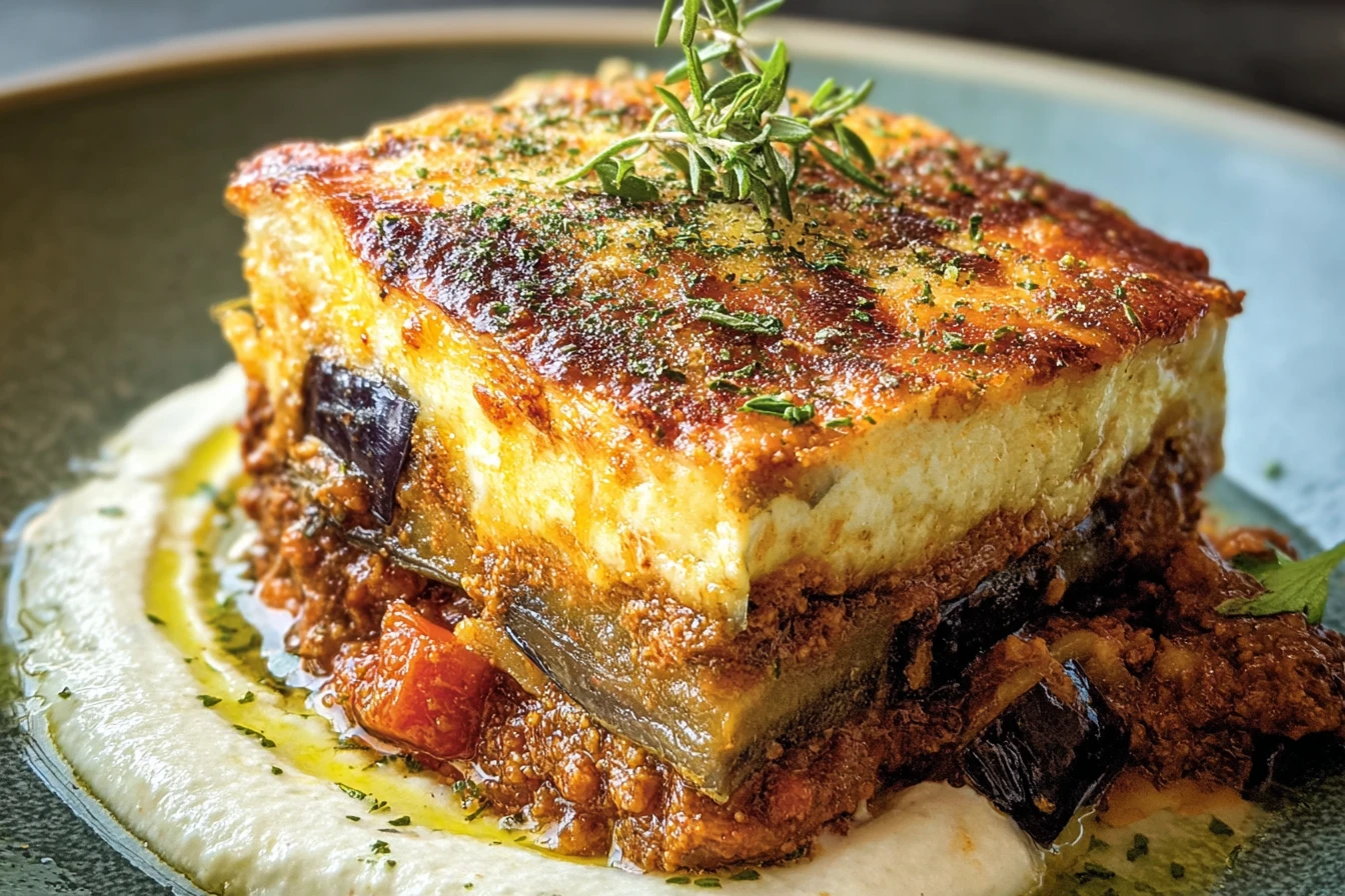 Greek Eggplant Lasagna Lamb