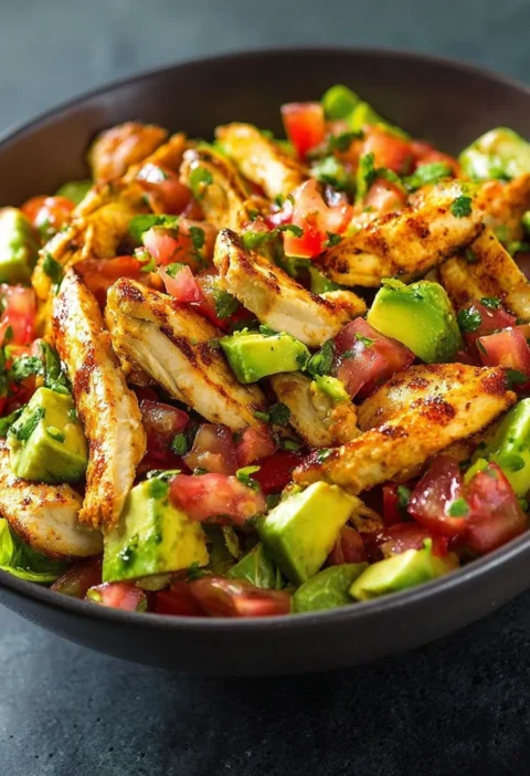 Healthy Avocado Chicken Salad Mayofree Recipe