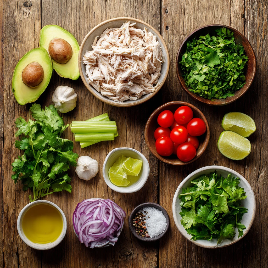 Healthy Avocado Chicken Salad Mayofree Recipe