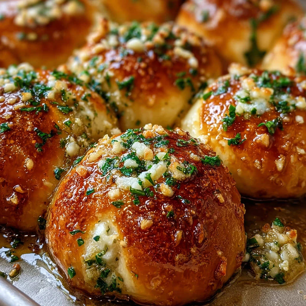 Hot Honey Ricotta Stuffed Garlic Knots