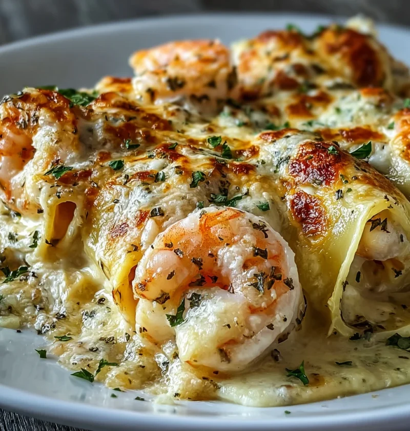 Irresistible Cheesy Shrimp Alfredo Rollups Youll Love