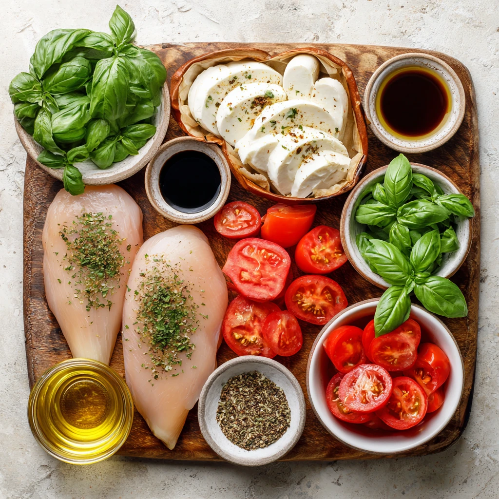 Juicy Caprese Chicken Bake Onepan Skillet Delight Tomatoes