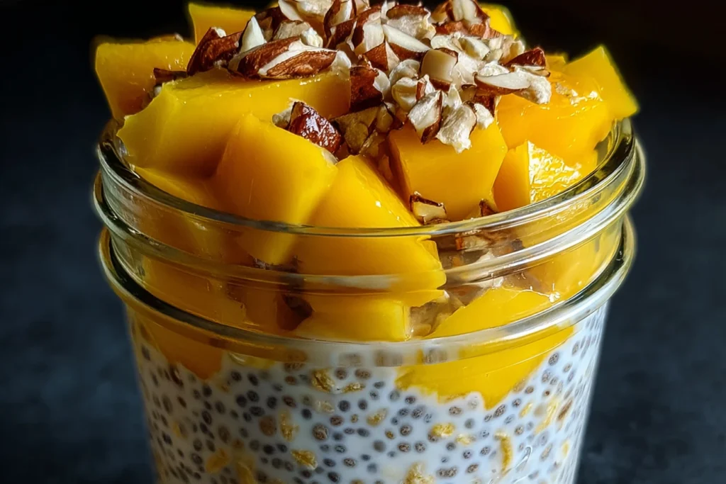 Mango Chia Overnight Oats