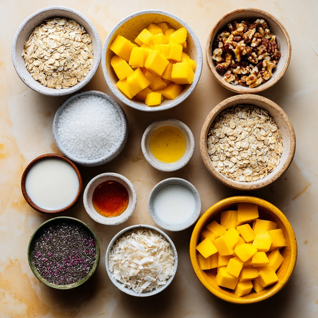 Mango Chia Overnight Oats