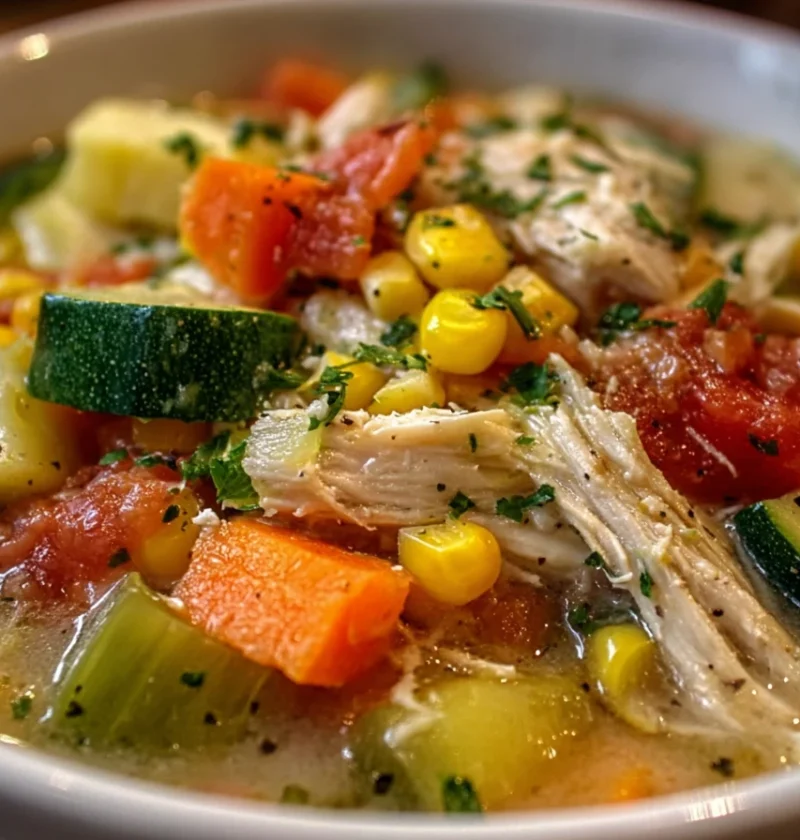Ranch Chicken Veggie Soup