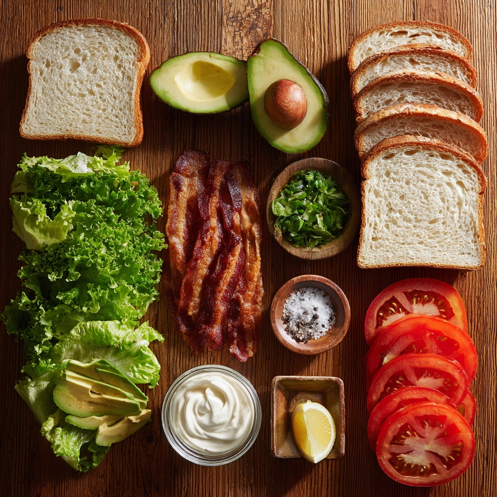 Sourdough Avocado Blt Stack