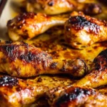 Succulent New York Strip Steaks with Horseradish White Wine Glaze