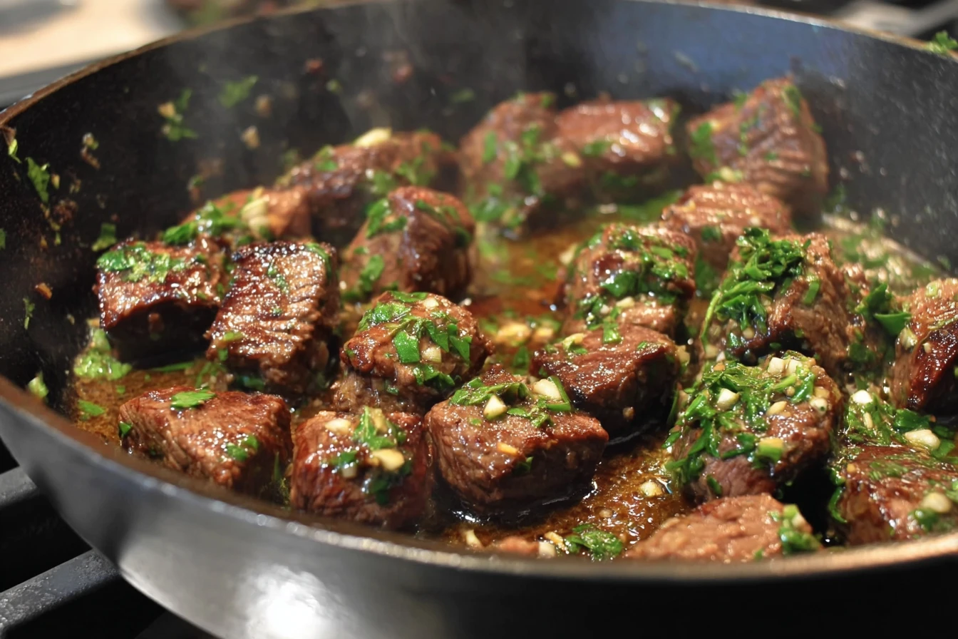 Succulent Garlic Butter Steak Bites: A Quick & Flavorful Dinner Delight!