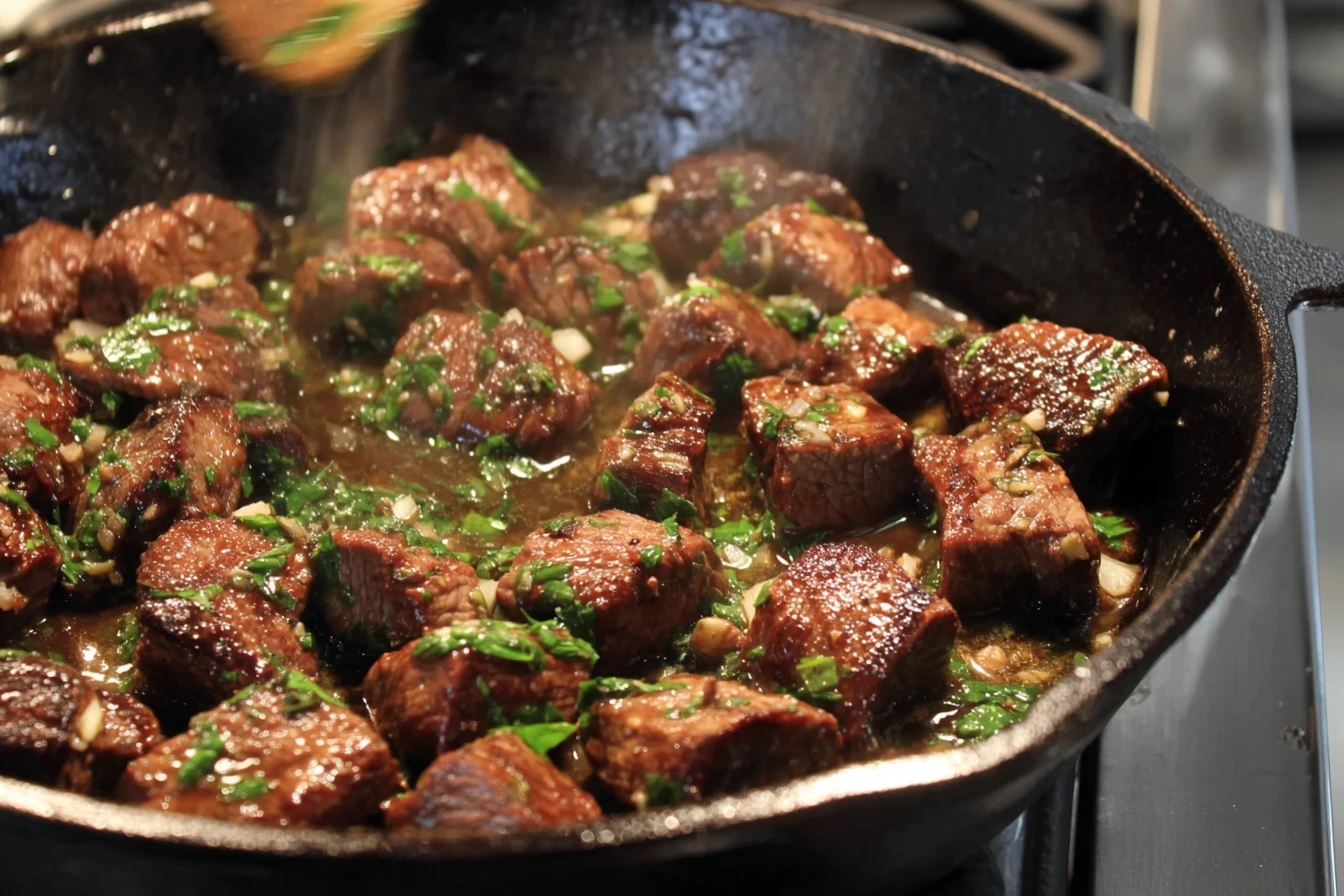 Succulent Garlic Butter Steak Bites Flavorful Dinner Delight