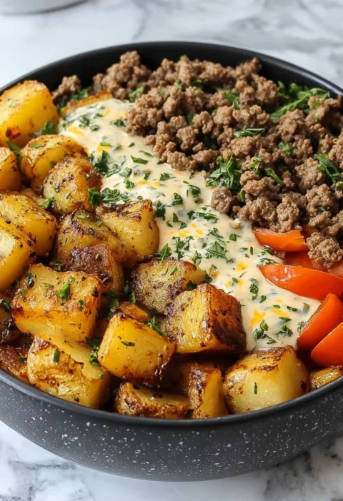 Smash Burger Bowl Low Carb Recipe