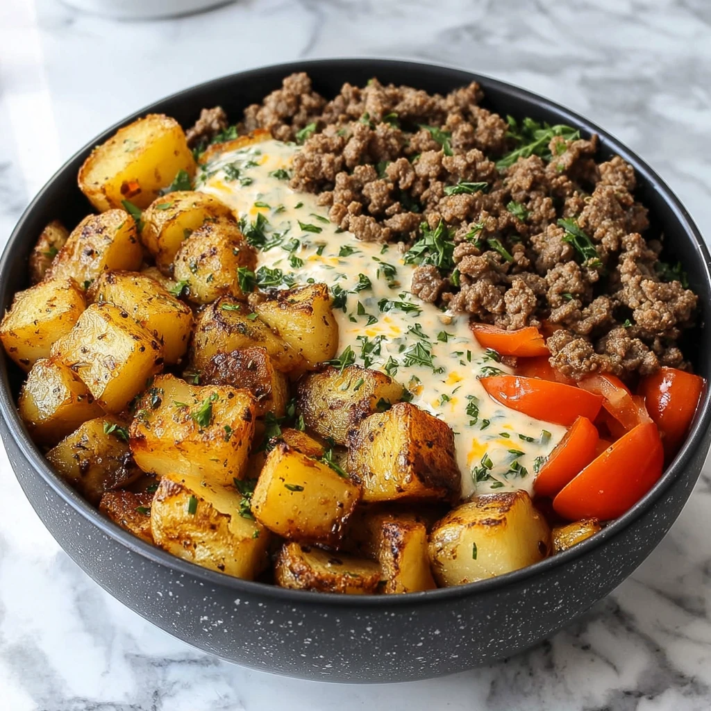 The Best Smash Burger Bowl – Easy Low Carb Burger Bowl Recipe