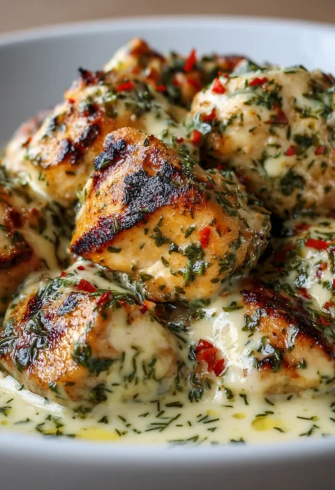 Turkish Chicken Creamy White Sauce Aromatic Tender Satisfying