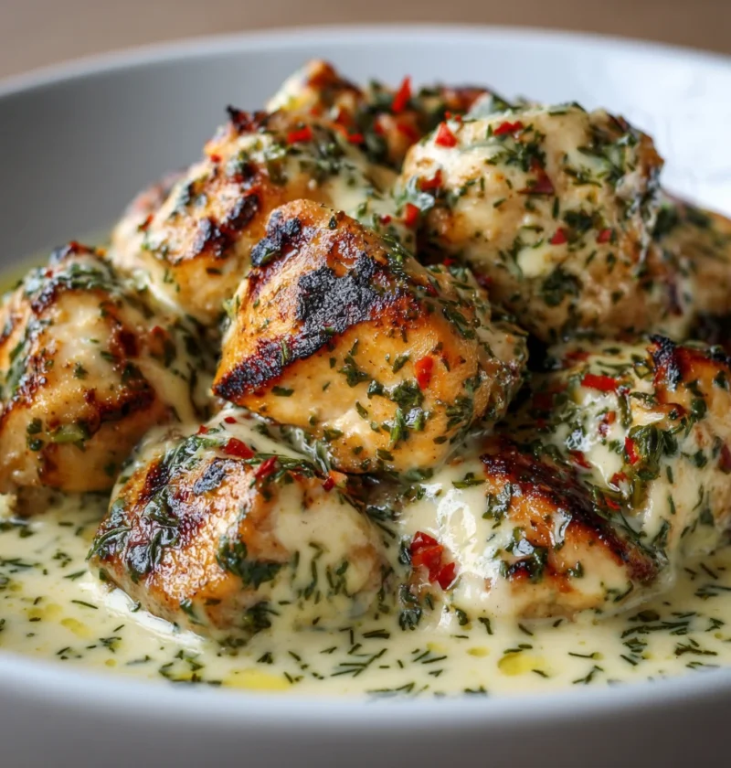 Turkish Chicken Creamy White Sauce Aromatic Tender Satisfying