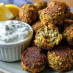 Savory Chicken Kofta with Garlic Sauce