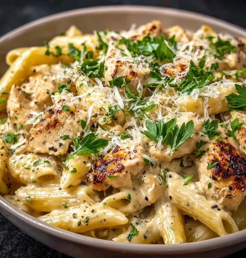 Creamy Garlic Chicken Pasta