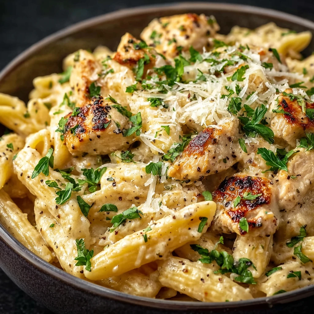 Creamy Garlic Chicken Pasta
